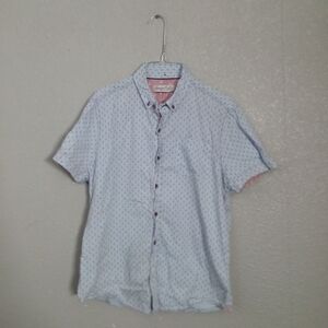 Sovereign Code Blue Casual Button Down Shirt ( Box EF )
